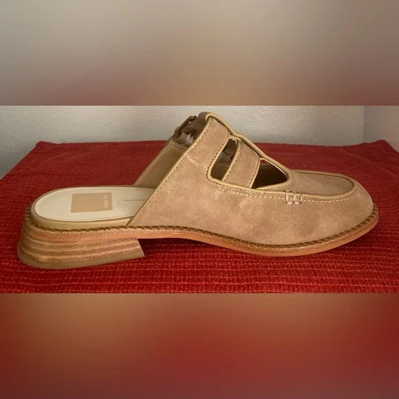 NWT-.DOLCE VITA WOMENS TAN MULES - Picture 8 of 16